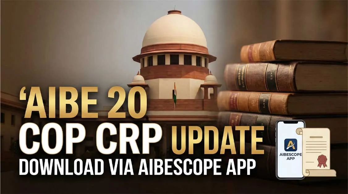 AIBE 20 Certificate of Practice COP Download