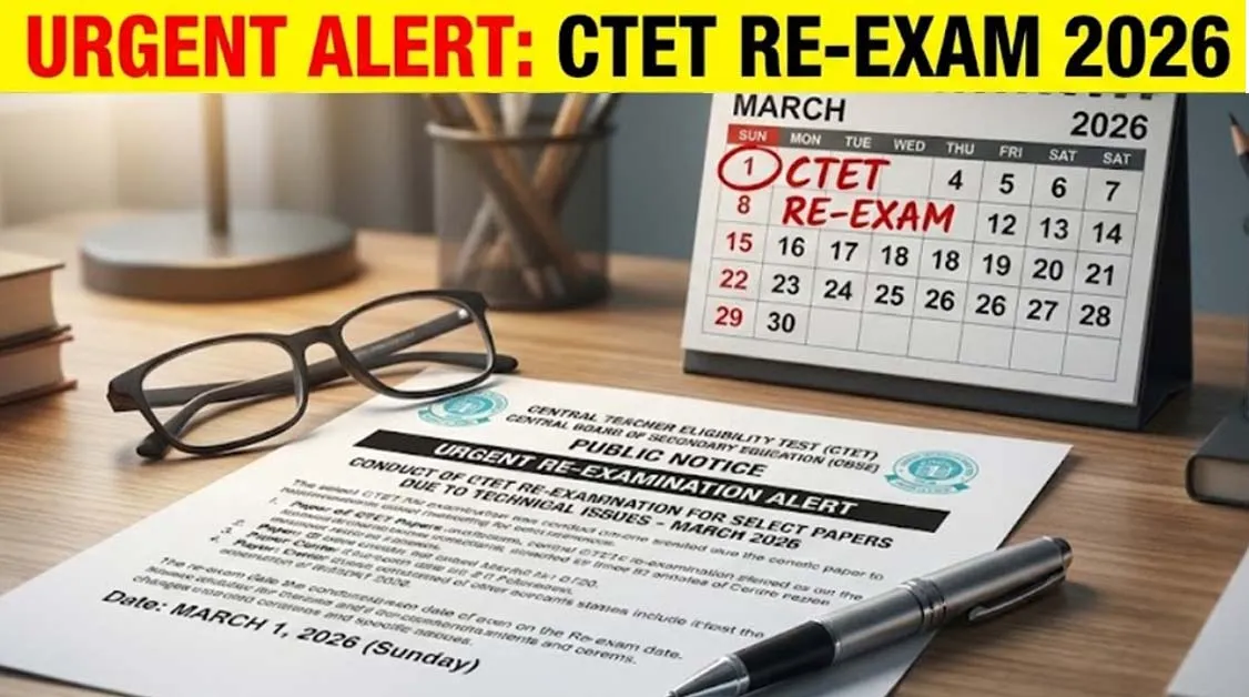 CTET Re-Exam Date 2026 Notification PDF Download