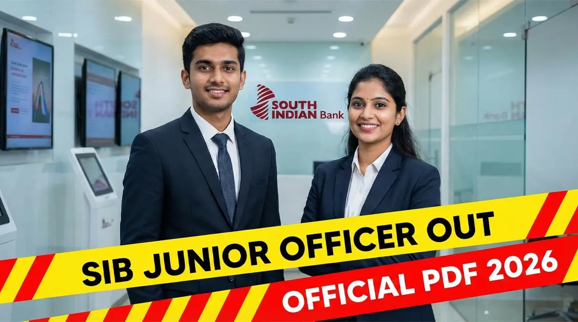 South Indian Bank Junior Officer 2026 Notification PDF Apply