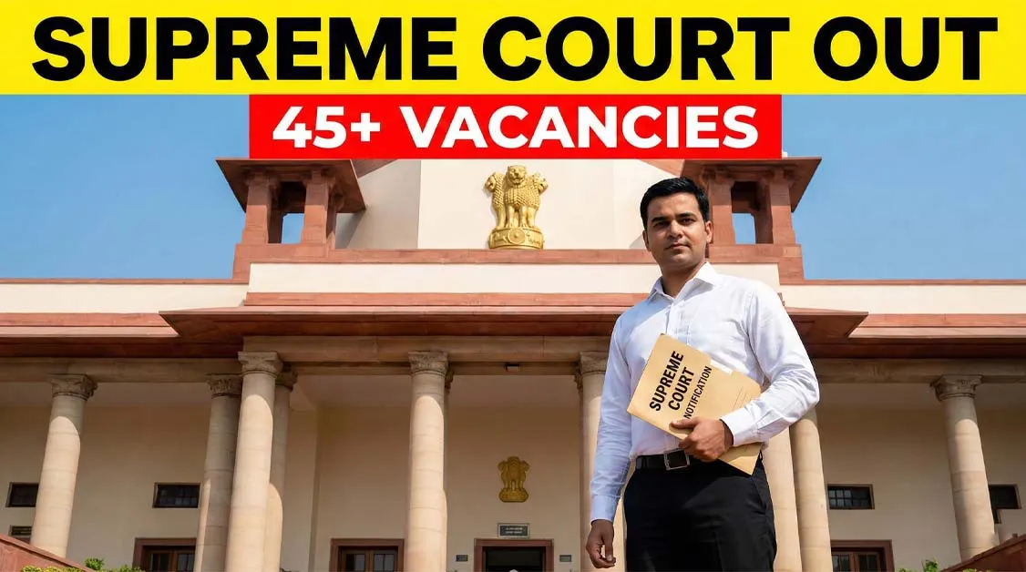 Supreme Court of India Recruitment 2026 Notification
