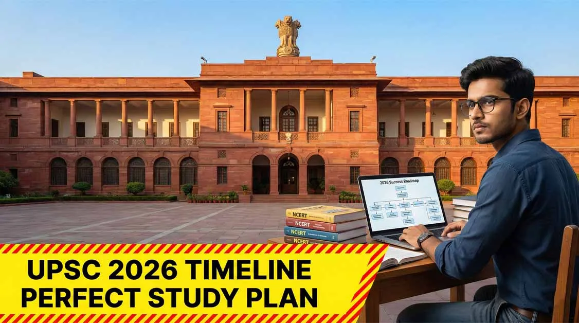 UPSC 2026 Notification 2-Year Study Plan for Beginners