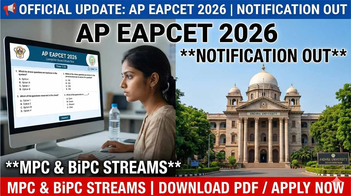 AP EAPCET 2026 Notification PDF