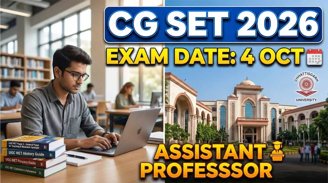 CG SET 2026 Notification PDF Apply Online