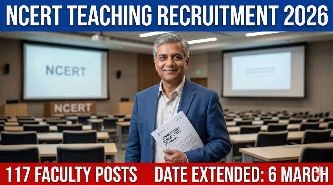 NCERT Teaching Recruitment 2026 Notification PDF Apply Online