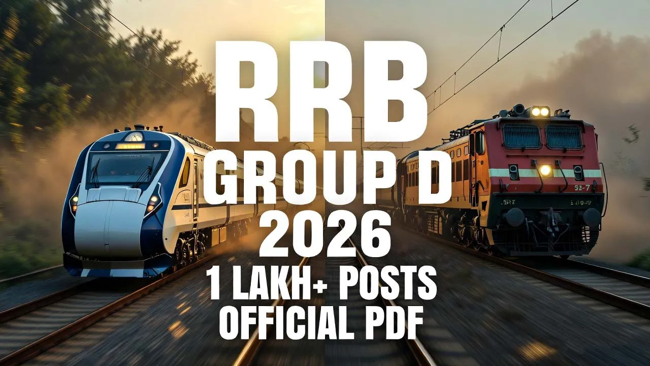 RRB Group D Notification 2026 Official PDF and Online Application Process