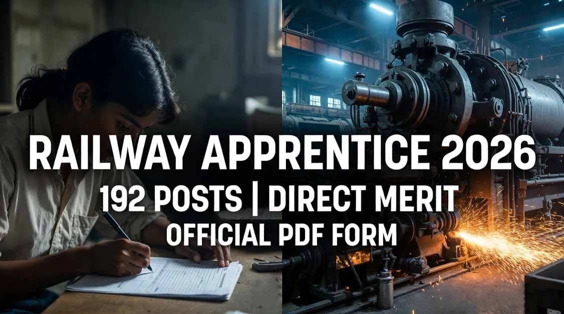 Rail Wheel Factory Apprentice Recruitment 2026 Notification PDF