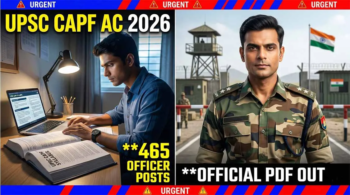 UPSC Notification 2026